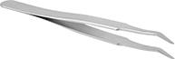 Image of Product. Front orientation. Tweezers. High-Precision Tweezers, Bent Round Tips.