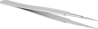 Image of Product. Front orientation. Tweezers. High-Precision Tweezers, Slim Angled Tips with Outer Tip Groove.