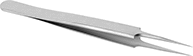 Image of Product. Front orientation. Tweezers. High-Precision Tweezers, Slim Pointed Tips.