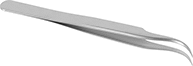 Image of Product. Front orientation. Tweezers. High-Precision Tweezers, Curved Pointed Tips.