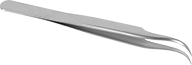 Image of Specification. No. 7 with Curved Tips. Front orientation. ZoomedIn view. Tweezers. High-Precision Tweezers Sets.