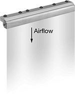 Image of ProductInUse. Front orientation. Contains Annotated. Air Knives. Air Knives.