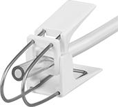 Image of ProductInUse. Front orientation. Flow-Adjustment Valves. Plastic Noncontact Flow-Adjustment Valves, Squeeze Handle with Closed Body.