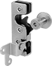 Image of Product. D. Front orientation. Rotary Latches. Remote-Release Rotary Latches with Safety Catch, Style D.