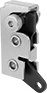 Image of Product. Front orientation. Rotary Latches. Remote-Release Rotary Latches with Safety Catch, Style A.