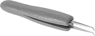 Image of Product. Front orientation. Tweezers. Static-Control High-Precision Tweezers, Bent Pointed Tips.