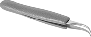 Image of Product. Front orientation. Tweezers. Static-Control High-Precision Tweezers, Curved Pointed Tips.