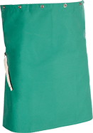 Image of Product. Front orientation. Cape Sleeve Bibs. Cotton Fabric.