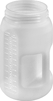 Image of Product. Front orientation. Oil Dispensers. Design-Your-Own Sealed Dispensers, Containers, 96 fl. oz. Capacity.