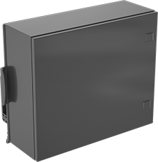 Image of Product. Front orientation. Sliding Electrical Enclosures. High-Capacity Robot Workstations.