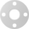 Ultra-Chemical-Resistant Compressible ePTFE Pipe Gaskets with Bolt Holes for Low Stress-to-Seal Flanges