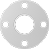 Ultra-Chemical-Resistant Compressible ePTFE Pipe Gaskets with Bolt Holes for Low Stress-to-Seal Flanges