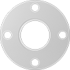 Ultra-Chemical-Resistant Compressible ePTFE Pipe Gaskets with Bolt Holes for Low Stress-to-Seal Flanges