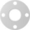 Ultra-Chemical-Resistant Compressible ePTFE Pipe Gaskets with Bolt Holes for Low Stress-to-Seal Flanges
