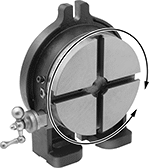 Image of Product. Front orientation. Contains Annotated. Rotary Tables. Precision-Adjust Rotary Tables, Standard Table.