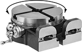 Image of Product. Mounted Horizontally. Front orientation. Contains Annotated. Rotary Tables. Precision-Adjust Rotary Tables.