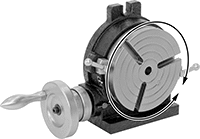 Image of Product. Front orientation. Contains Annotated. Rotary Tables. Precision-Adjust Rotary Tables, Heavy Duty Table.