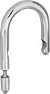 Image of Product. Front orientation. Padlock Shackles.