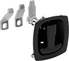 Lift-and-Turn Compression Recessed T-Handle Cam Latches