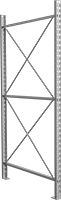 Image of Product. Front orientation. Pallet Racks. Build-Your-Own Extra Heavy Duty Pallet Racks, Uprights.