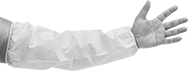 Image of ProductInUse. Front orientation. Arm Sleeves. Disposable Arm Sleeves.