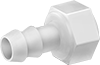 Plastic Push-On Barbed Hose Fittings for Water
