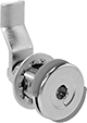 Image of Product. Front orientation. Cam Locks and Latches. Open-Indicating Compression Hex-Drive Cam Locks.