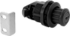 Image of Product. Front orientation. Push-to-Close Latches. Keyed Push-to-Close Locking Latches with Pop-Out Knob.