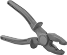 Image of Product. Front orientation. Wire-Gripping Pliers. Nonconductive Wire-Gripping Pliers.