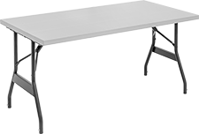 Image of Product. Front orientation. Tables. Folding Tables, Style E.