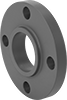 Image of Product. Slip-On Weld: Front. Front orientation. Pipe and Fittings. Low-Pressure Iron and Steel Unthreaded Pipe Flanges, Forged Flanges, Slip-On Weld Female, Raised Surface.