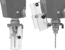 Image of Product. Shown on Drill Press (Drill Press and Bit Not Included). Front orientation. Contains MultipleImages. Drill Press Guards.