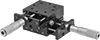 Locking Two-Axis Positioning Tables with Micrometers