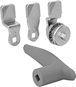 Image of Product. Front orientation. Cam Locks and Latches. Food and Beverage Compression Square-Drive Cam Locks, Style C.