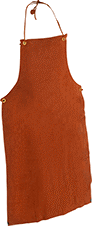 Image of Product. Leather. Front orientation. Aprons. Welding Aprons, Leather, Brown.