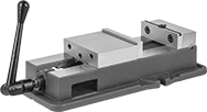 Image of Product. Front orientation. Vises. Milling-Machine Vises, Economy with Flat Jaws, Fixed Base.