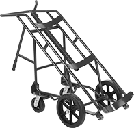 Image of Product. Front orientation. Cylinder Trucks. Easy-Load Cylinder Trucks for Large Cylinders.