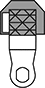 Image of Specification. Left Side Magnet. Front orientation.