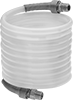 Retracting Air Hose with Threaded Fittings