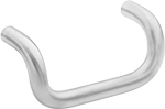 Image of Product. Front orientation. Pull Handles and Knobs. Threaded-Hole-Mount Offset Pull Handles, 90° Offset Angle—Round Grip.