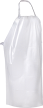 Image of Product. PVC. Front orientation. Aprons. Chemical-Resistant Shop Aprons, Bib Apron, Clear.