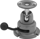 Image of Product. Front orientation. Workholding and Positioning Bases. Swiveling Workholding and Positioning Bases, 30 lb. Load Capacity.