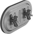 Image of Product. Front orientation. Duct Access Panels. Quick-Open Access Panels, Style B.