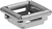 Image of Product. Style B. Front orientation. Cable Tie Mounts. Stainless Steel Cable Tie Mounts, Screw In, Style B.