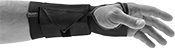 Image of Product. Front orientation. Wrist Supports. Wraparound with Thumb Slot.