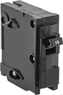 Image of Product. Front orientation. Circuit Breakers. Siemens Load-Center Circuit Breakers, 1 Pole—Toggle-Switch Style.