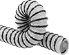 Blo-N-Vent Duct Hose with Wear Strip for Air