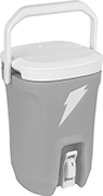 Image of Product. Front orientation. Beverage Dispensers. Beverage Coolers, Gatorade Logo, Top Handle.