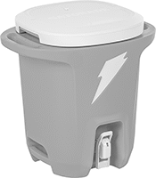 Image of Product. Front orientation. Beverage Dispensers. Beverage Coolers, Gatorade Logo, Side Handle.