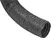 Continuous-Flex Duct Hose for Wood Chips and Plastic Pellets